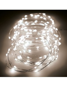 Guirnalda micro led 180 led, multifunción, luz cálida, exterior, 9 m