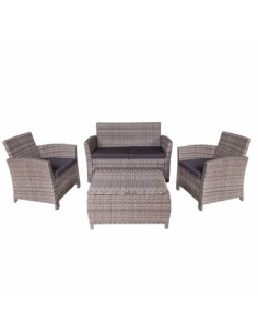 MUEBLE JARD LDK GARDEN RATAN ENVEJECIDO DALILA 1SOF 2SILL 83