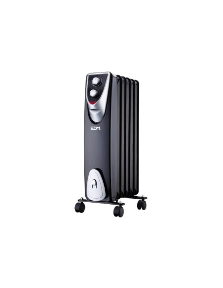 Radiador sin aceite 400 / 600 / 1000 w con 6 elementos modelo black edition