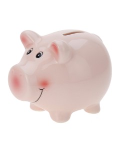 Hucha cerdito rosa 115 x 91 x 91mm