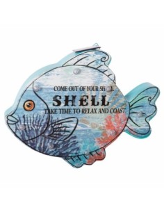 PANEL DEC. SOLAR 36 28CM ACERO E T. PEZ LDK GARDEN