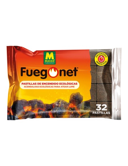 Pastillas de encendido - ecologicas - envase 24 + 8 uds