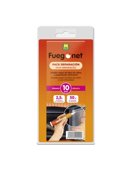 Kit reparación: cordón aislante ø10 mm x 2,5 m + adhesivo 50 ml