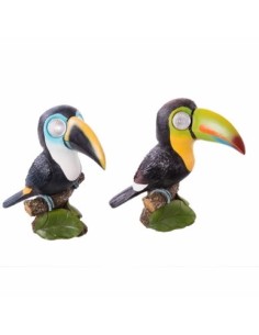 FIGURA DEC. LED SOLAR 18 11 20CM POLIRES SURT E T. TUCAN LDK