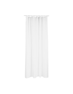 Cortina de baño polyester blanca 180 x 200 cm