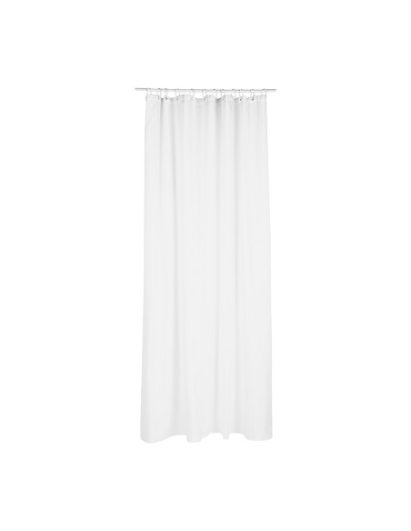 Cortina de baño polyester blanca 180 x 200 cm