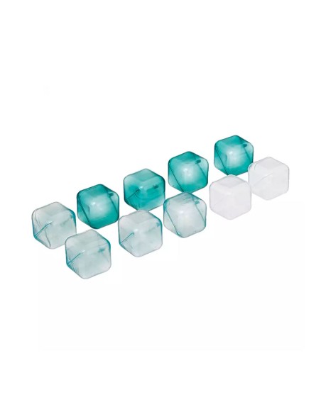 Cubitos de plástico 2,5 x 2,5 x 2,5 cm 10 uds