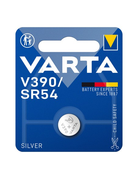 Micro pila de boton silver sr54 - v390 1,55v (blister 1 unid.) ø11,6x3,05mm