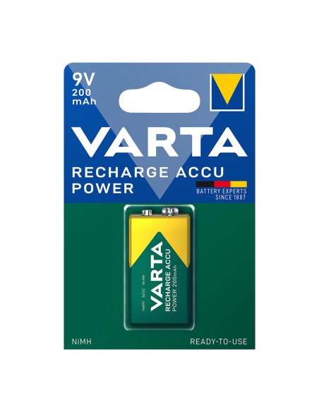 Pila recargable accu power 9 v - 7hr9v 200 ma (blister 1 unid.) 26,5 x 17,5 x 48,5 mm