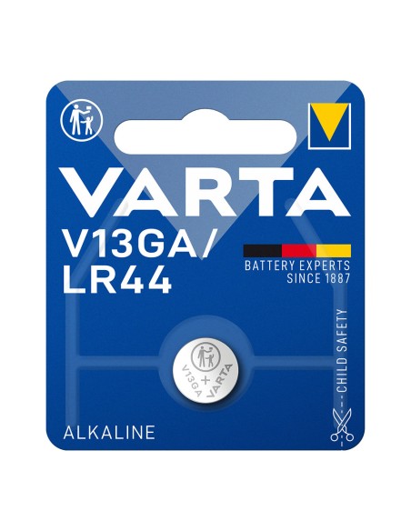 Micro pila de boton alkaline lr44 - v13ga 1,5v (blister 1 unid.) ø11,6x5,4mm
