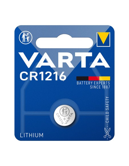 Micro pila de boton lithium cr1216 3v (blister 1 unid.) ø12,5x1,6mm