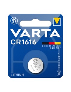 Micro pila de boton lithium cr1616 3v (blister 1 unid.) ø16x1,6mm
