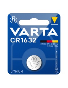 Micro pila de boton lithium cr1632 3v (blister 1 uds) ø16 x 3,2 mm