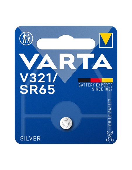 Micro pila de boton silver sr65 - v321 1,55v (blister 1 unid.) ø6,8x1,65mm