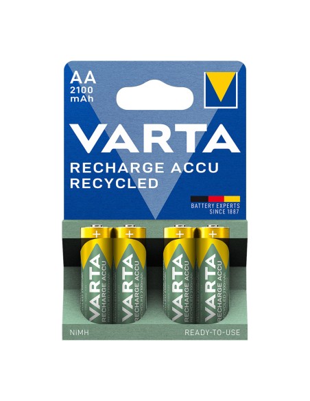 Pila recargable accu aa - hr6 2100 ma recycled(blister 4 uds) ø14,5 x 50,5 mm