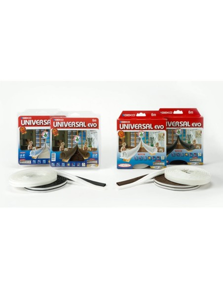 Burlete adhesivo termoplástico 6 m (2 x 3 m) marrón