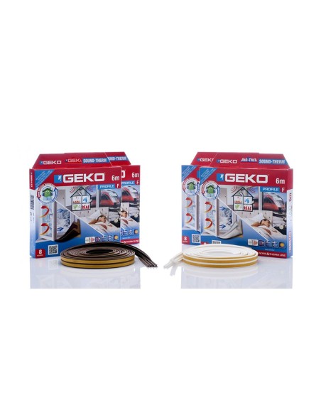 Junta adhesiva aislante y thermo-acústica 6 m marrón