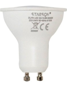 LAMPARA ILUMIN LED DICR GU10 8W 800LM 3000K STARSON