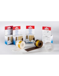 Bajo puerta adhesivo en pvc expandido 38 mm x 100 cm blanco