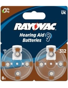 PILA AUDIFONO 312AU RAYOVAC 8 PZ