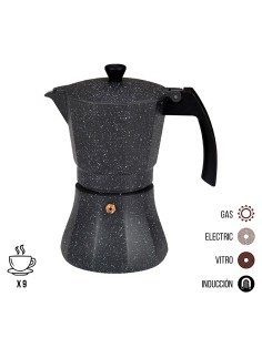 Cafetera de aluminio para inducción 9 tazas