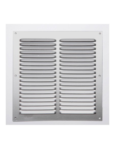 Rejilla s/borde de aluminio 0.6 natural 200x200mm