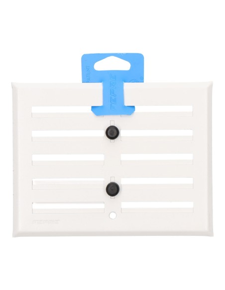 Rejilla regulable. aluminio 0.8 blanco 130x170mm