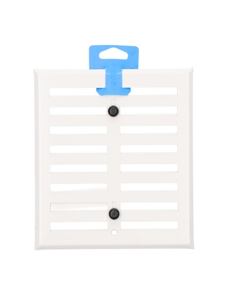 Rejilla regulable. aluminio 0.8 blanco 170x190mm