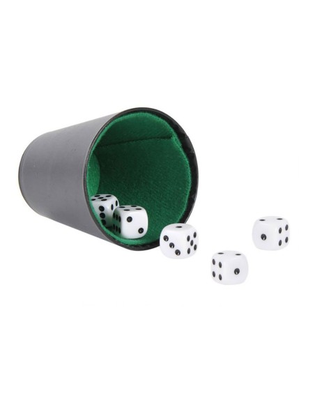 Vaso (cubilete) para juego de dados