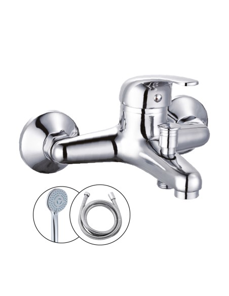 Grifo monomando de bañera empotrado serie saona