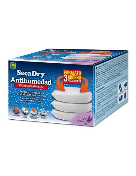 Recambio secadry antihumedad 3 uds x 450 g