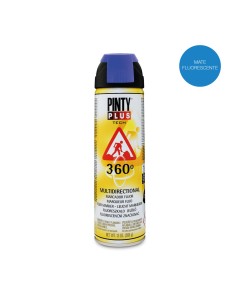 Pintura en spray tech 650 cc marcador 360° azul t118