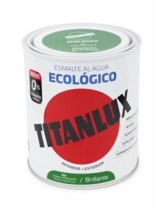 ESMALTE ACRIL BRI. 750 ML VER AL AGUA ECOLOGICO TITANLU
