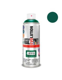 Pintura acrílica spray evolution 520 cc ral 6005 moss green 300 g