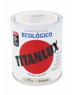 ESMALTE ACRIL BRI. 750 ML BL-PIE AL AGUA ECOLOGICO TITANLU