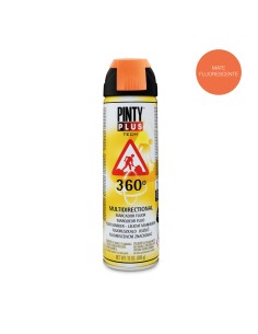 Pintura en spray tech 650 cc marcador 360° naranja t143