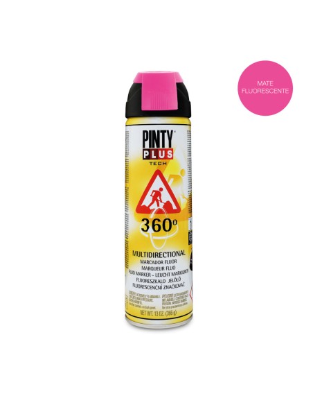 Pintura en spray tech 650 cc marcador 360° fucsia t184