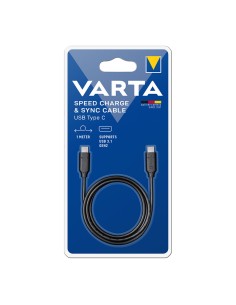 Cable usb-c a usb-c 1 m negro