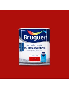 Esmalte acrilico multisuperficie bermellon brillante 750 ml
