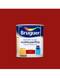 Esmalte acrilico multisuperficie granada satinado 750 ml