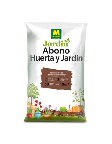 Abono para huerta y jardín 2kg