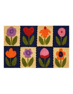 Felpudo modelo flores 60 x 40 cm
