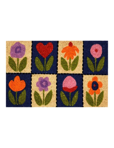 Felpudo modelo flores 60 x 40 cm