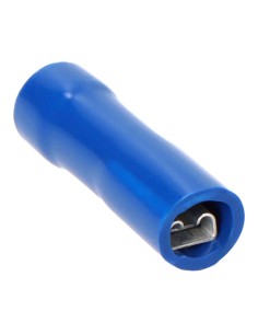 Terminal aislado azul hembra faston 2,8 mm, bolsa 100 uds