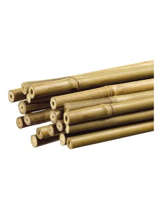 Tutor de bambú decorativo color natural ø1,1cm x1,50m nortene
