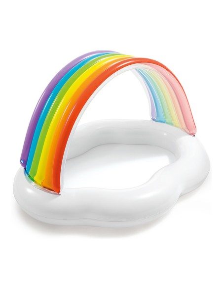 Piscina para bebes modelo arco iris 142x84x119cm