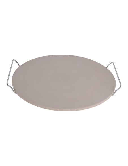 Piedra para hacer pizzas con asas ø33cm
