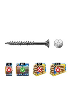 Caja 100 unid. tornillo madera avellanado pz r/parc ref vloxp ø4 x 70 mm zincado