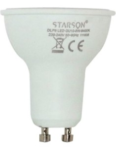 LAMPARA ILUMIN LED DICR GU10 8W 800LM 6400K STARSON