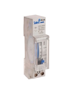 Interruptor horario 24 horas analogico (retractilado) solera r24